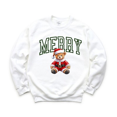 Simply Sage Market Women's Graphic Sweatshirt Merry Bear