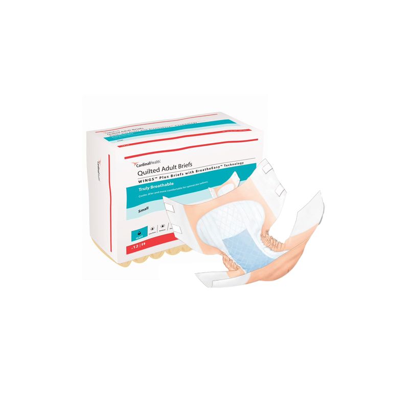 Cardinal Health Wings Unisex Adult Incontinence Briefs, 3 of 4