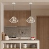 Livex Lighting Geometric Shade 1 - Light Pendant in  White - 2 of 4