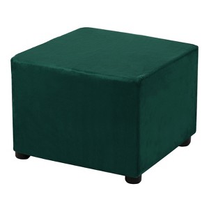 Unique Bargains Elastic Living Room Bedroom Square Foot Stool Cover - 1 of 4