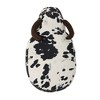 Angel Sar Cow-Shaped Ottoman Footstool, Black and White Animal Print Accent Stool for Living Room, Bedroom, or Garden Decor - 4 of 4
