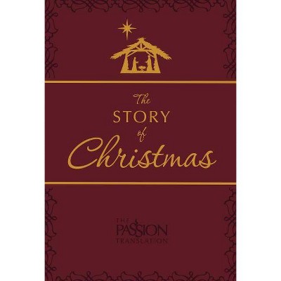 The Story of Christmas Faux Leather Gift Edition - (Passion Translation) by  Brian Simmons (Leather Bound)