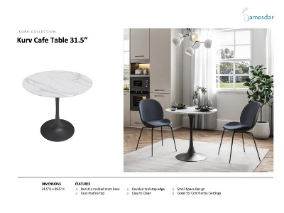 3pc Kurv Counter Height Dining Set White Jamesdar Target