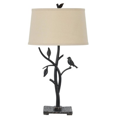 29" 3-way Medora Iron Table Lamp Black - Cal Lighting