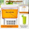 Commercial Ice Beverage Dispenser, Stainless Steel Drink Dispenser with Thermostat Control, Cold Juice Dispenser for Cafeterias, Hotel Parties - 3 of 4