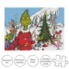 NMR Distribution The Grinch Christmas 1000 Piece Glitter Snow Jigsaw Puzzle - 4 of 4