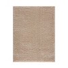 Yukimo 71" Super Soft Polyester Shag Area Rug, 5x7 Feet Cream Plush Rug, High Pile Machine Woven Carpet, Non-Slip Backing - 2 of 4