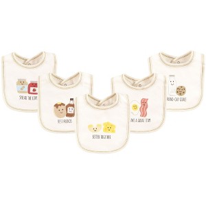 Touched by Nature Unisex Baby Organic Cotton Bibs, Better Together, One Size - 1 of 4
