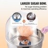 VEVOR Electric Cotton Candy Machine, 1000W Candy Floss Maker, Commercial Cotton Candy Machine with Cover, Stainless Steel Bowl, Sugar Scoop, Drawer - 3 of 4