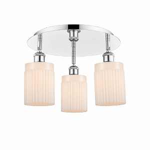 Hadley - 3 Light Flush Mount In Art Deco Style-9.5 Inches Tall and 16.25 Inches Wide - 1 of 1