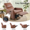 Recliner Chair for Living Room,Nursery Glider with High Back Massage Swivel - 4 of 4