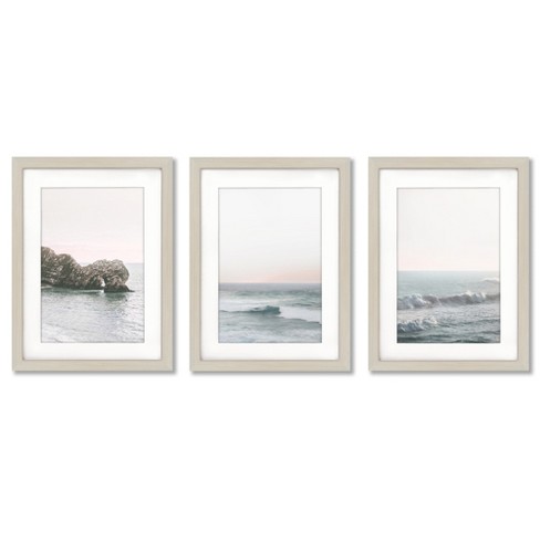 Americanflat Minimalist Landscape, Horizont Photo by Tanya Shumkina Black  Frame Wall Art