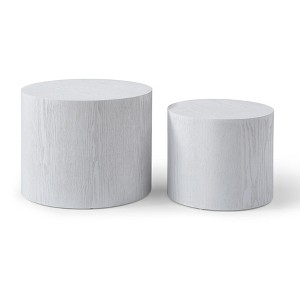 Hotraffy Set of 2 Round Coffee Table - 1 of 4