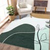COZONY Modern Abstract Washable Area Rug with Non-Slip Backing, Stain Resistant Contemporary Carpet for Dining Room and Bedroom - 4 of 4