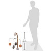 Bacati - Basketball Orange/Grey Musical Mobile - 2 of 4