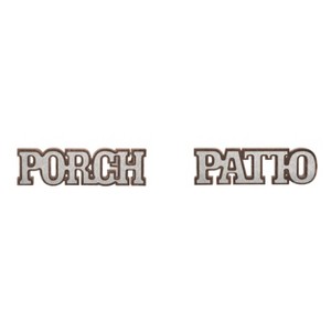 Transpac MDF/Metal Porch/Patio Decor Set of 2 Spring Home Decorations - 1 of 1