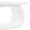 CAVINAS Modern Side Table 2-Tier Coffee Table with Storage Shelf, Center Table for Living Room, Bedroom - 3 of 4