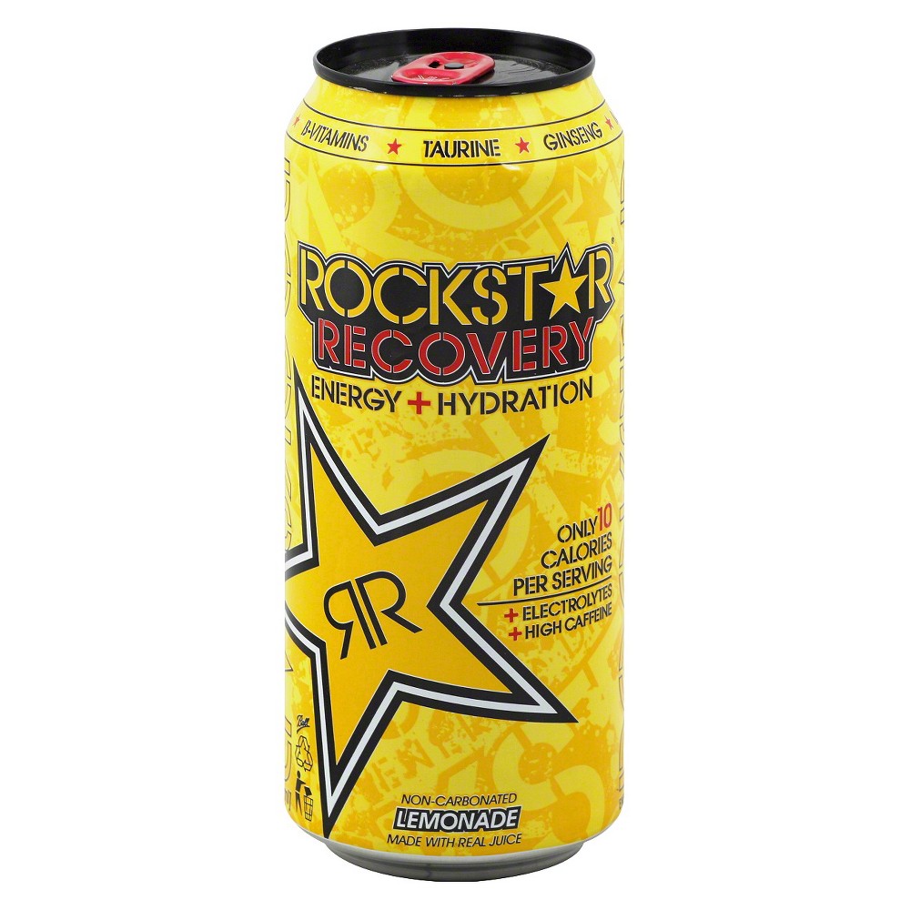 UPC 818094002097 product image for Rockstar Recovery Lemonade Energy Drink - 16 fl oz Can | upcitemdb.com