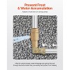 VEVOR Frost Proof Yard Hydrant, 3.25FT Freeze-Proof Outdoor Faucet with 12" Bury Dept, 3/4" NPT Pipe Connection & 3/4" NH Hose Coupling, Silver - 4 of 4