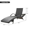 Maggift Patio Seating Sets, Outdoor Seating Set for Tranquil Relaxation, Add Elegance Sophisticated Outdoor Space, Black, 80.3"*25.2"*37.4" - 4 of 4