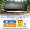 Tangkula 24000 BTU Mini Split Air Conditioner & Heater 21 SEER2 208-230V AC Unit - 2 of 4