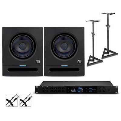 PreSonus Quantum HD8 Audio Interface with Eris Pro 2nd Gen Studio Monitor Pair (Stands & Cables Included) Pro6