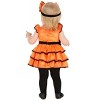 HalloweenCostumes.com Infant Pom Pom Pumpkin Costume | Infant Costumes - 2 of 3