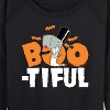Women's - SpongeBob SquarePants - Boo-tiful Lightweight French Terry Wide Neck Long Sleeve Shirt - 2 of 4