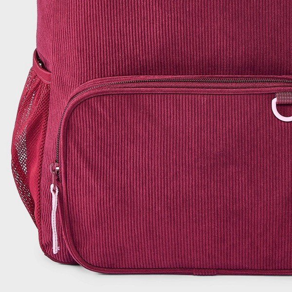 Mochila de pana con flores bordadas para niñas - Cat & Jack™ granate 4