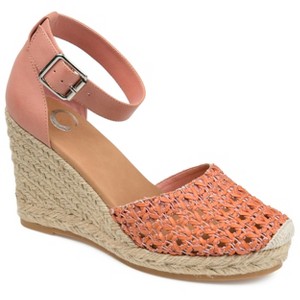 Journee Collection Womens Sierra Wedge Heel Espadrille Sandals - 1 of 4