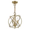 Livex Lighting Aria 3 - Light Chandelier in  Antique Brass - 4 of 4