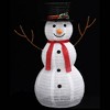 vidaXL Snowman Figure White Fabric Large Decorative Inlays - 4 of 4
