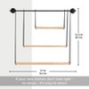 MH London Amersham 31.5" Solid Wood and Metal Floating Wall Mounted Shelf in Black and Natural - 4 of 4