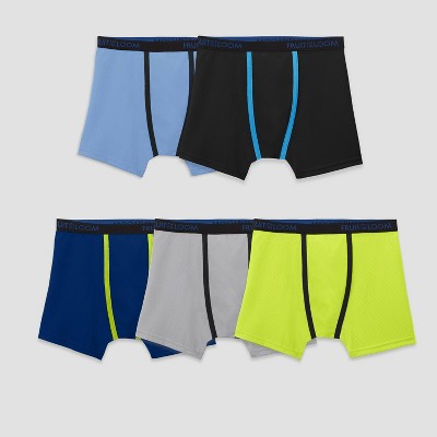 fruit of the loom breathable boy shorts