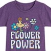 Girls' - Peanuts - Flower Power Fitted Short Sleeve Graphic T-Shirt - 2 of 4