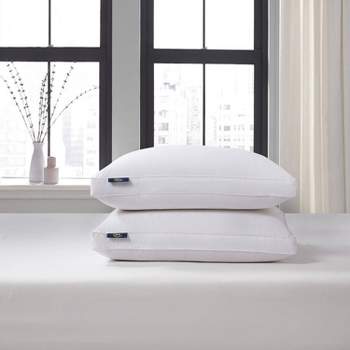 Serta King Cotton Blend European Down Firm Bed Pillow