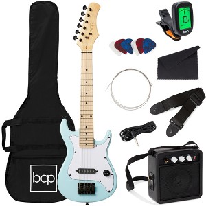 Best Choice Products 30in Kids Electric Guitar Beginner Starter Kit w/ 5W Amplifier, Strap, Case, Strings - 1 of 4