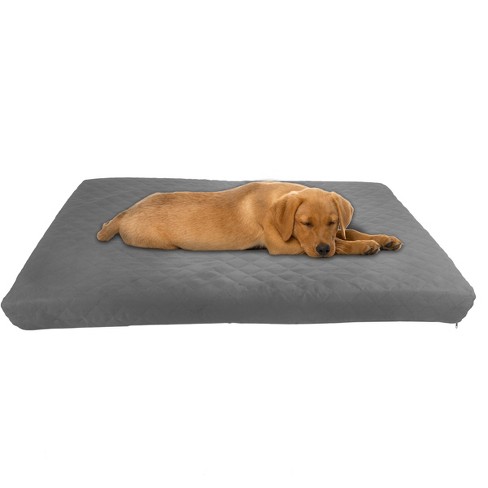 Waterproof Dog Bed 2 layer Memory Foam Dog Bed With Removable Machine Washable Cover 36x27 Dog Bed For Large Dogs Up To 75lbs By Petmaker gray Target