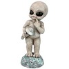 Design Toscano Zeta the Toddler Gray, Roswellian Baby Alien Statue - 3 of 4