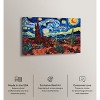 Art Remedy Desert Night Stars Impressionism Wall Art Unframed - 3 of 4