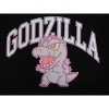 Chibi Godzilla Collegiate Style Basic Black Short Sleeve Tee - 2 of 3