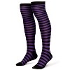 Joyfy Women Over The Knee Striped Thigh High Costume Accessories Stockings Socks for Women and Girls - 3 of 4