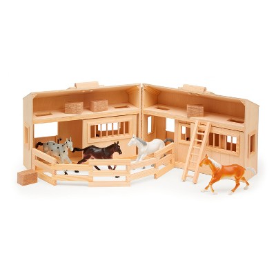 wooden doll house melissa and doug