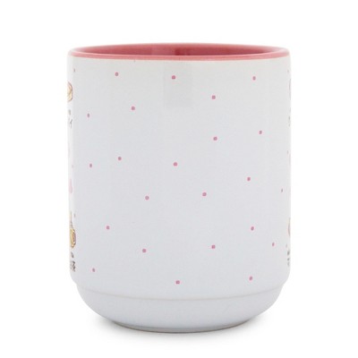 Hello Kitty Asian Ceramic Tea Cup with Dessert Icons