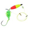 Unique Bargains Catfish Fishing Rigs Catfish Float Rigs 50LB Fishing Line Red Yellow 1 Set - 3 of 4