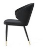 Whiteline Modern Living Gracie Dining Chair, Black - 4 of 4