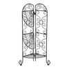 10.7" Indoor/Outdoor Iron Corner Plant Stand Black - Zingz & Thingz: 3-Tier Display, No Assembly Required - 4 of 4