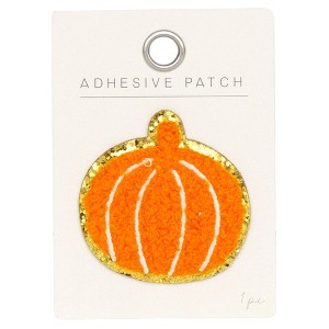 Horizon Group Orange Pumpkin Adhesive Patch - 1 of 4