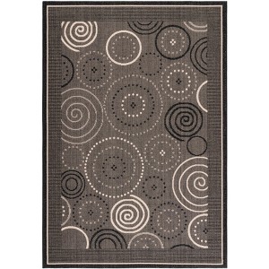 Courtyard CY1906 UV & Stain Resistant Non-Shedding Power Loomed Indoor/Outdoor Rugs - Safavieh - 1 of 4