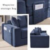 Sapphtopaz 76" 2-in-1 Couches for Living Room Convertible Sofa Bed Pull Out Sleeper Couch with 5 Pillows & 2 Cup Holders Couch Bed for Bedroom - 4 of 4